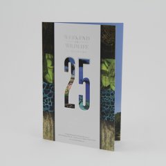 25th Anniversary Brochure for Weekend for Wildlife Event